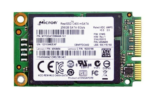 Micron 256GB Solid State Drive (SSD) - MTFDDAT256MAM