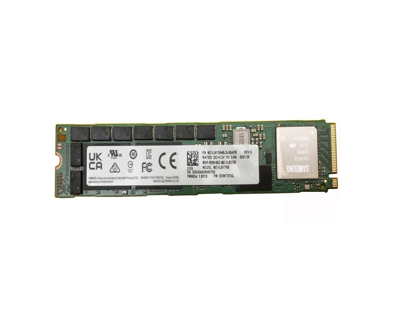 Samsung Solid State Drive - MZ-1LB1T9B