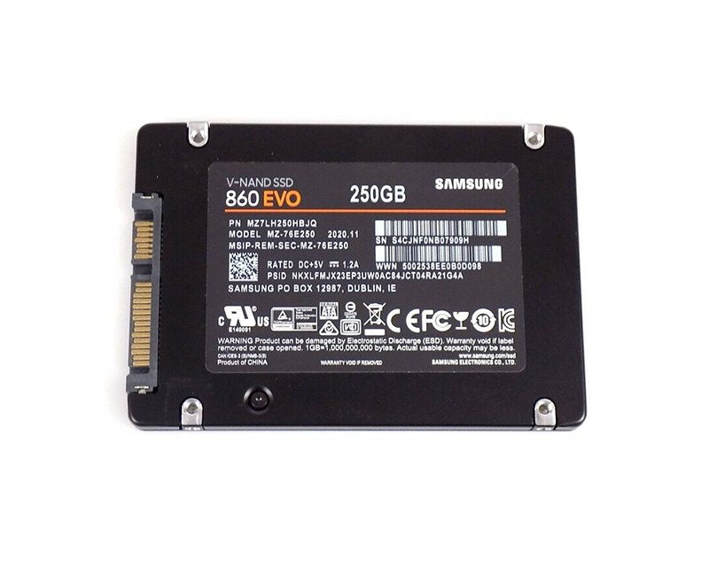Samsung 860 Evo 250GB SATA 6Gb/s 3D NAND TLC (AE - MZ-76E250
