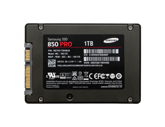 Samsung 1TB Solid State Drive (SSD) - MZ-7KE1T0