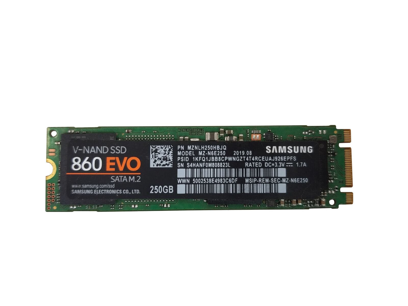 Samsung 860 Evo 250GB SATA 6Gb/s 3D NAND TLC (AE - MZ-N6E250