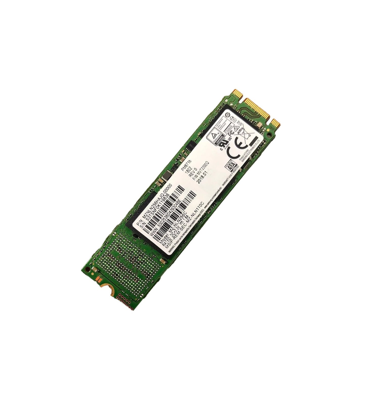 Samsung PM871b 256GB Solid State Drive (SSD) - MZ-NLN256C