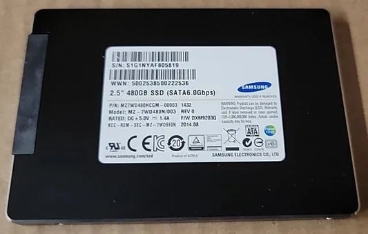 Samsung Solid State Drive - MZ7WD480HCGM-00003