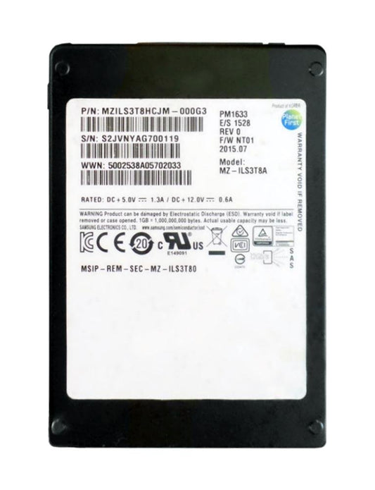 Samsung 3.8TB Solid State Drive (SSD) - MZILS3T8HCJM-000G3
