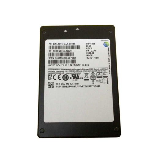Samsung PM1643a 7.68TB Solid State Drive (SSD) - MZILT7T6HALA