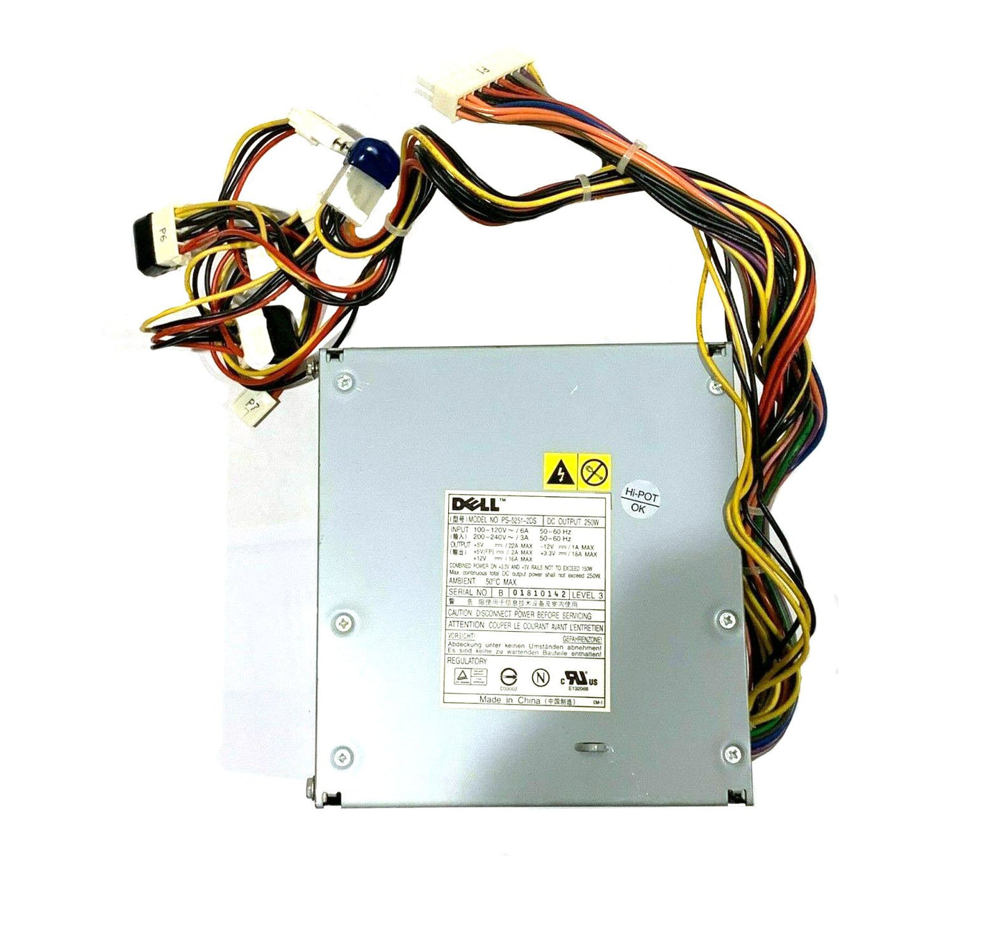Lite-On 250-Watts Power Supply - PS-5251-2DS