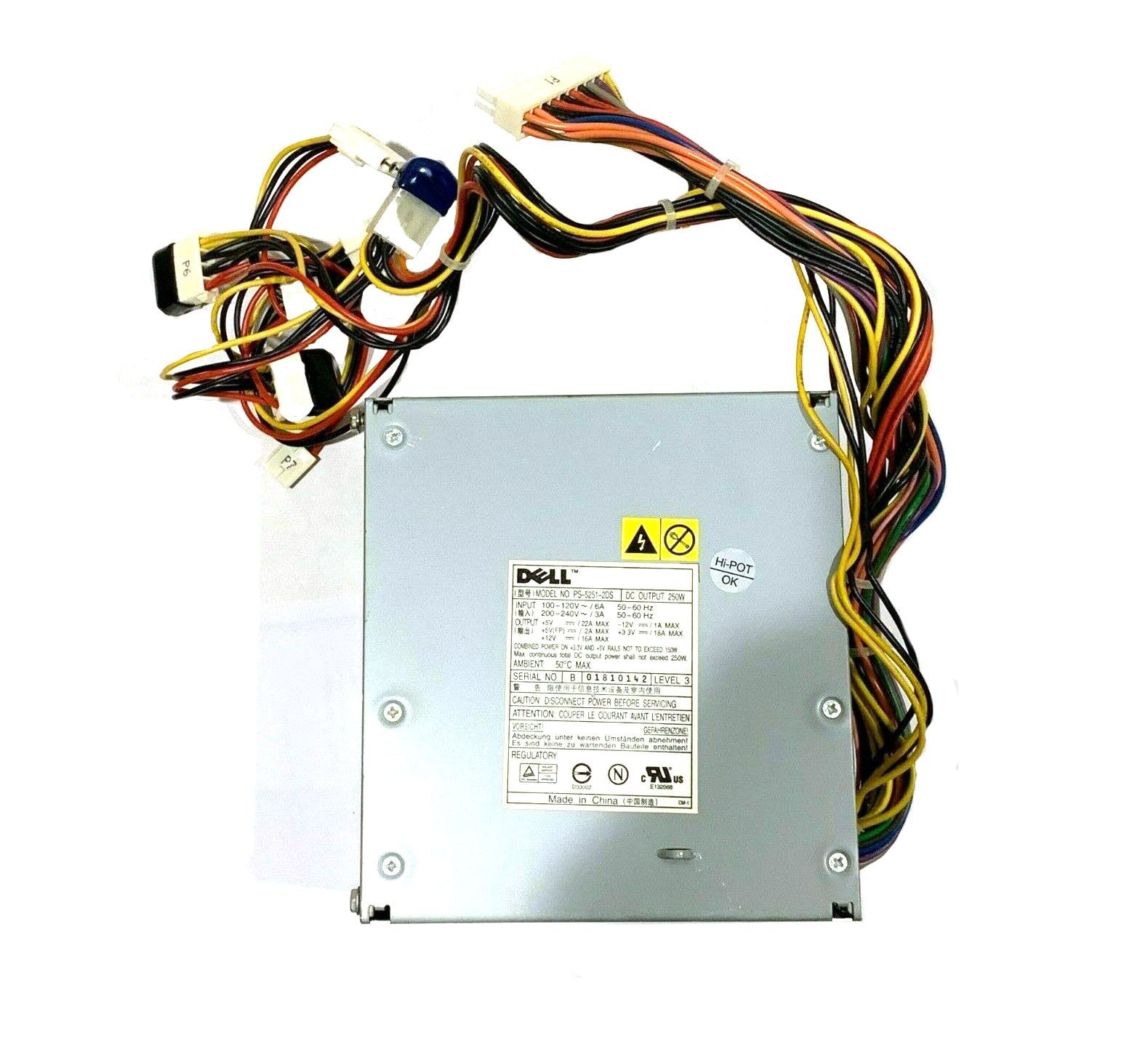 Lite-On 250-Watts Power Supply - PS-5251-2DS