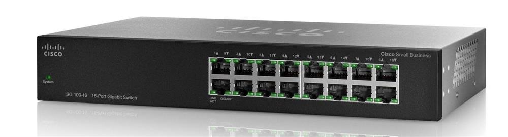 Cisco 100 Series Network Switch - SG100-16