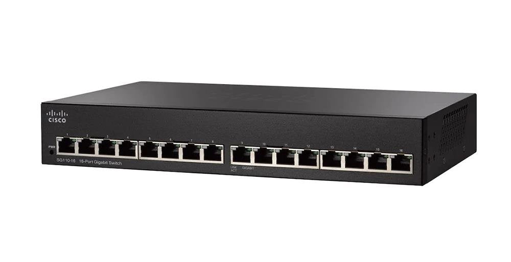 Cisco 110 Series Network Switch - SG110-16-NA