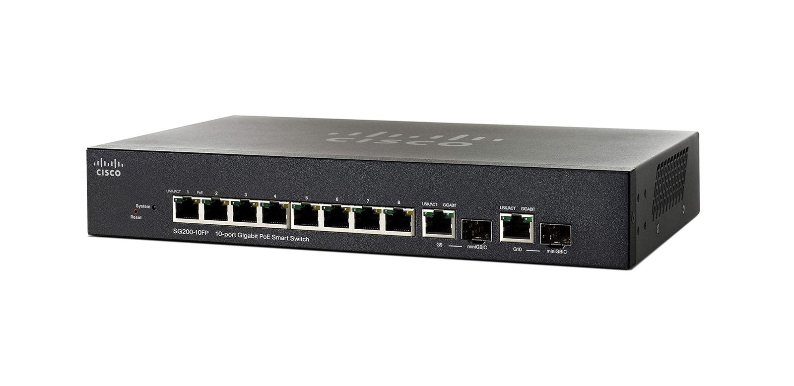 Cisco Network Switch - SG200-10FP