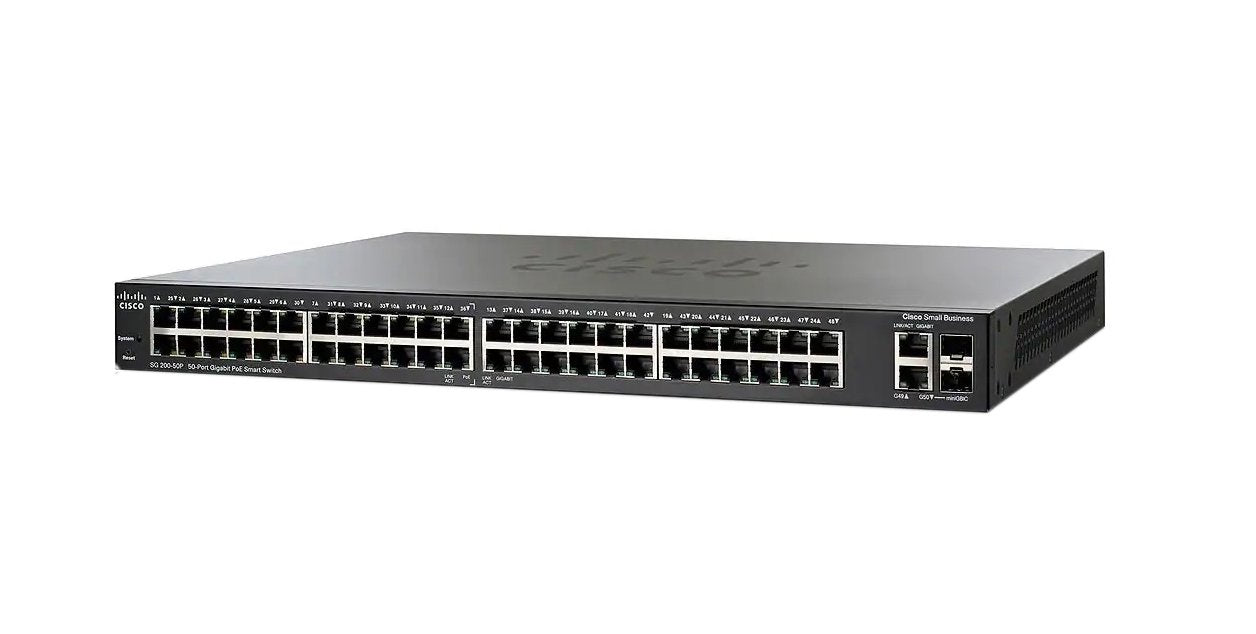 Cisco Network Switch - SG200-50P
