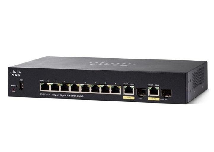 Cisco Network Switch - SG250-10P-K9