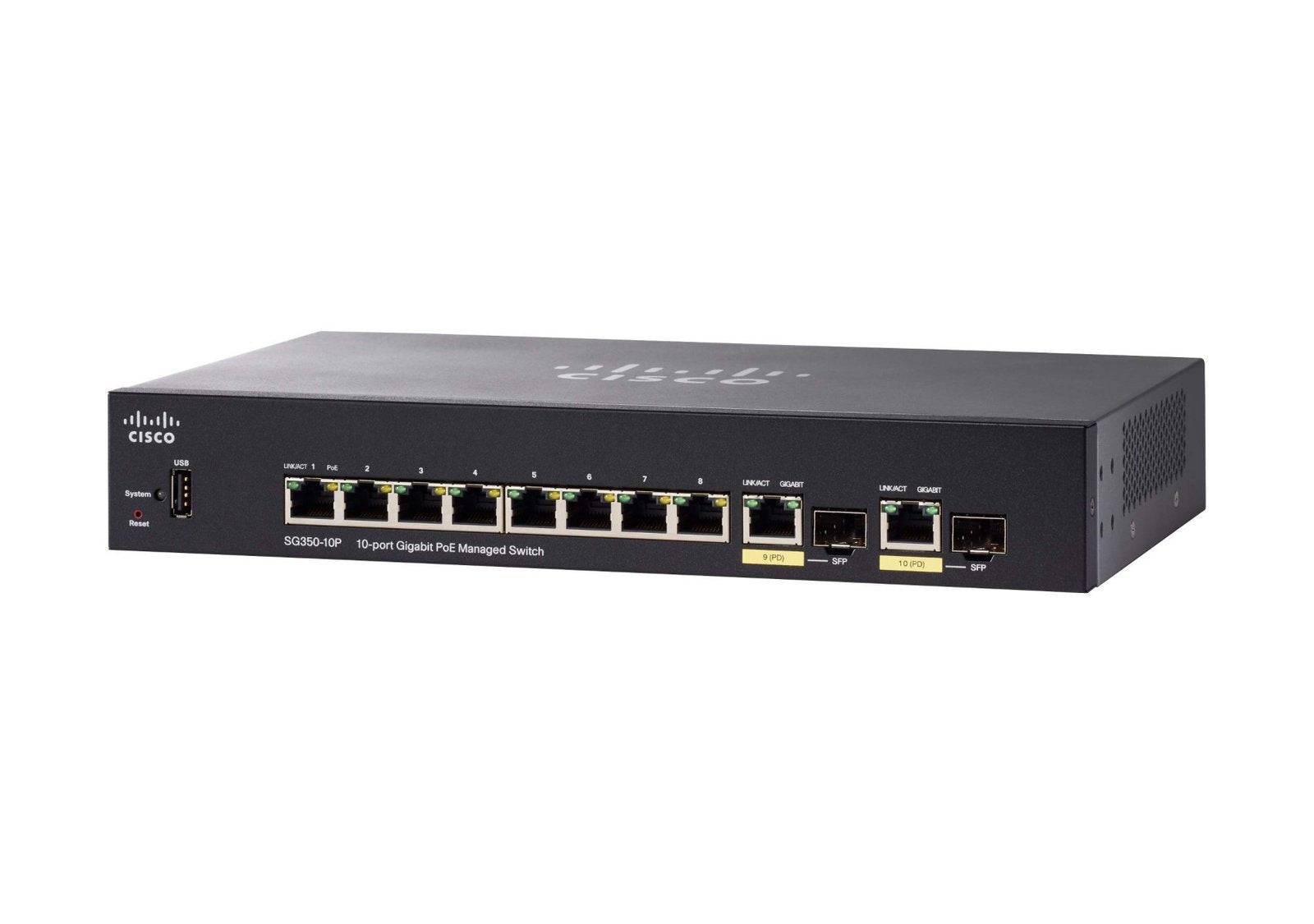 Cisco 350 Series Network Switch - SG350-10P-K9-NA