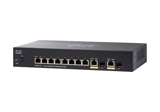 Cisco 350 Series Network Switch - SG350-10P-K9-NA