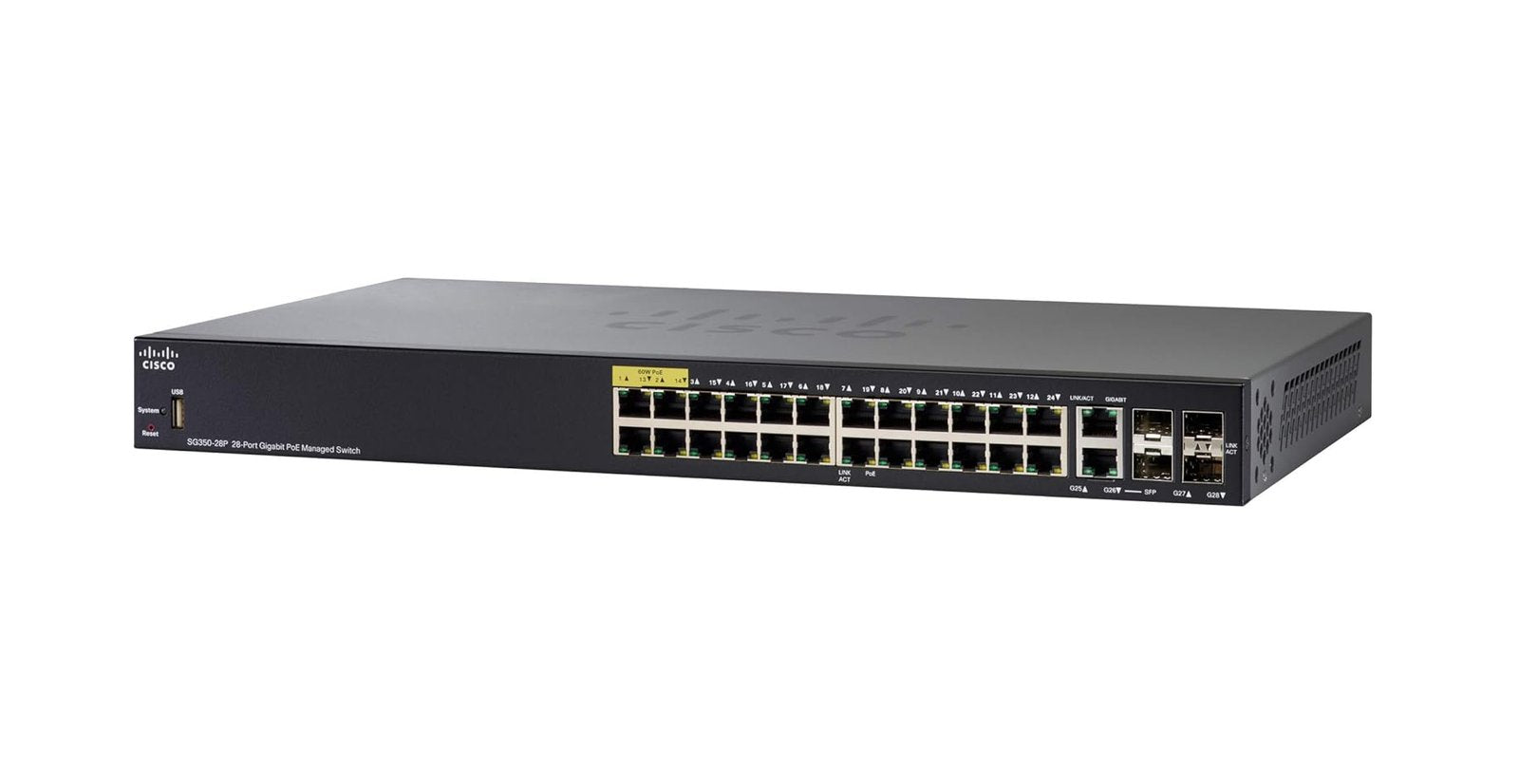 Cisco Network Switch - SG350-28P