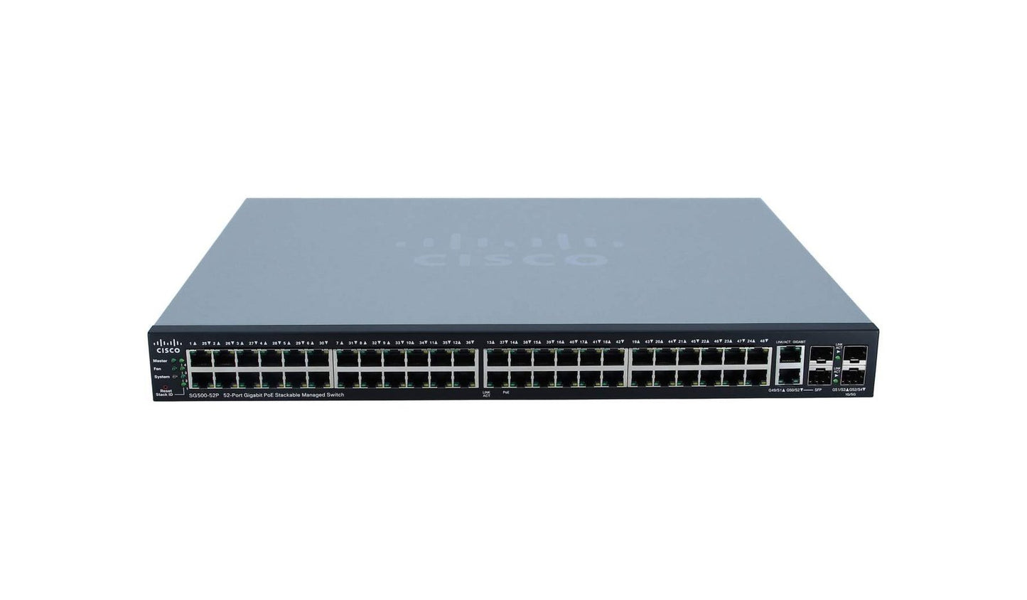 Cisco 500 Series Network Switch - SG500-52P-K9