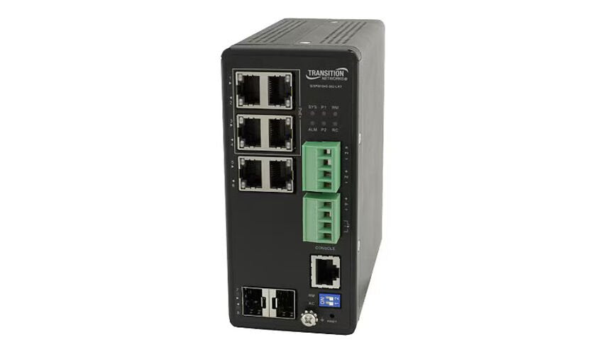 Transition Networks Network Switch - SISPM1040-362-LRT