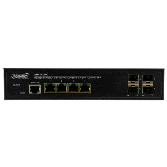 Transition Networks Network Switch - SM4T4DPA-NA