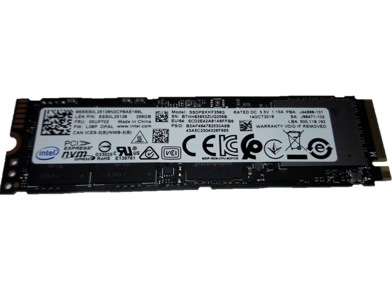 Intel Solid State Drive - SSDPEKKF256