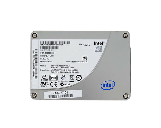 Intel 160GB Solid State Drive (SSD) - SSDSA2M160G2GN