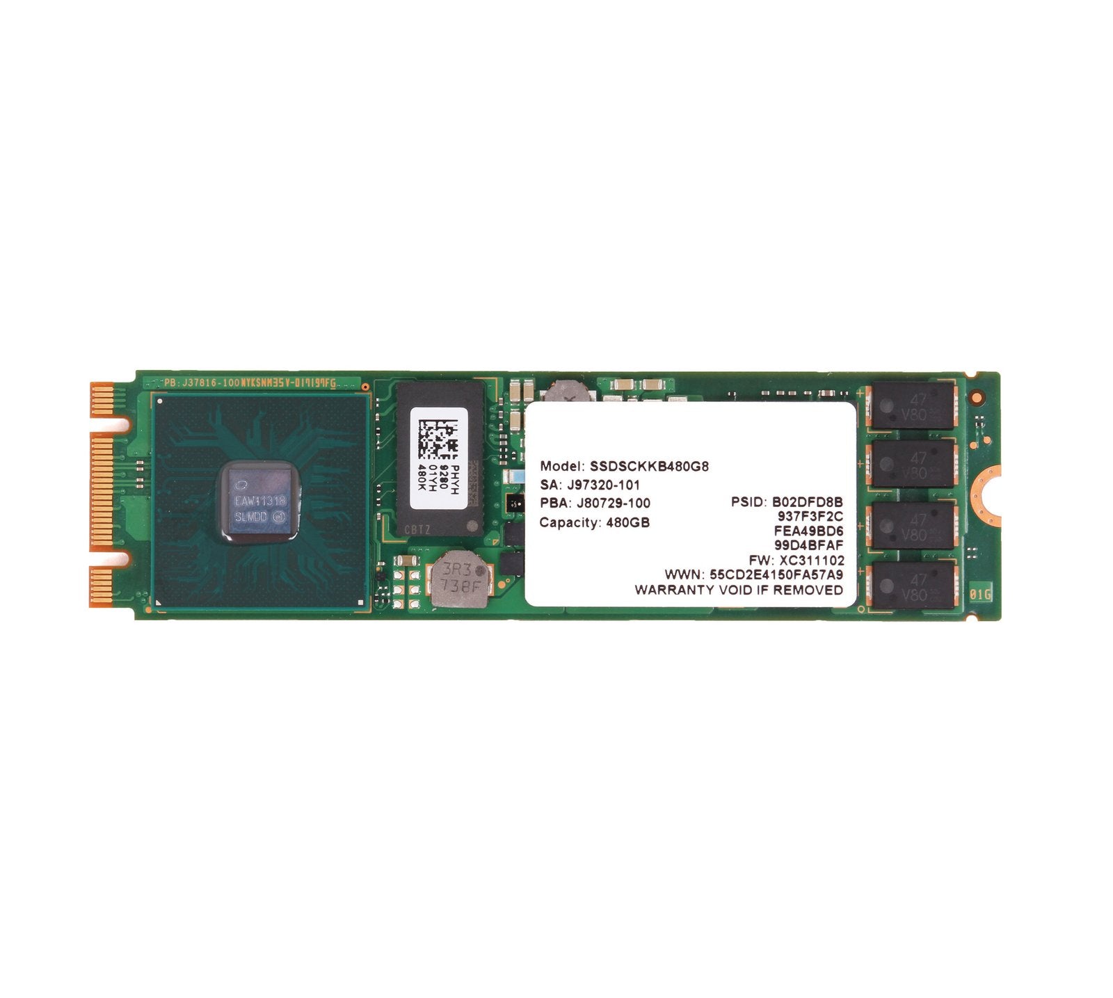 Intel D3 S4510 480GB Solid State Drive (SSD) - SSDSCKKB480G8