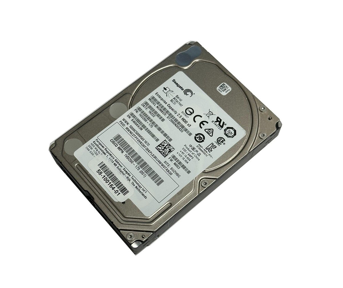 Seagate ST2000NX0433 Exos 7E2000 2TB SAS 12Gb/s 7200RPM 128M - ST2000NX0433