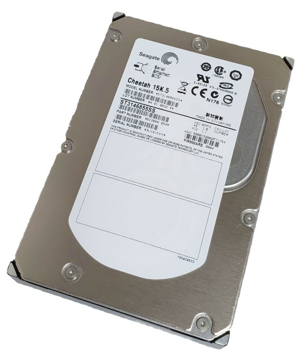 Seagate Cheetah 15K.5 146.8GB SAS 3Gb/s 15000R - ST3146855SS