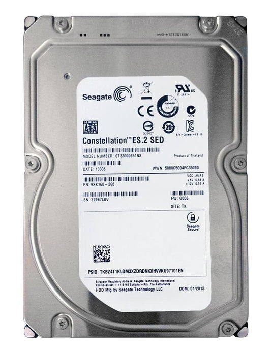 Seagate Constellation ES.2 3TB SATA 6Gb/s 720 - ST33000651NS
