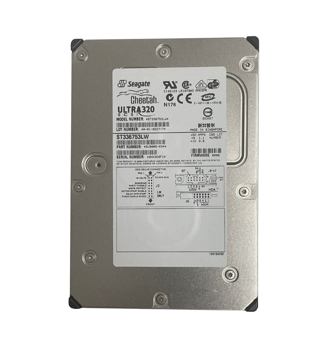 Seagate Cheetah 15K.3 36.7GB Ultra-320 SCSI 68 - ST336753LW
