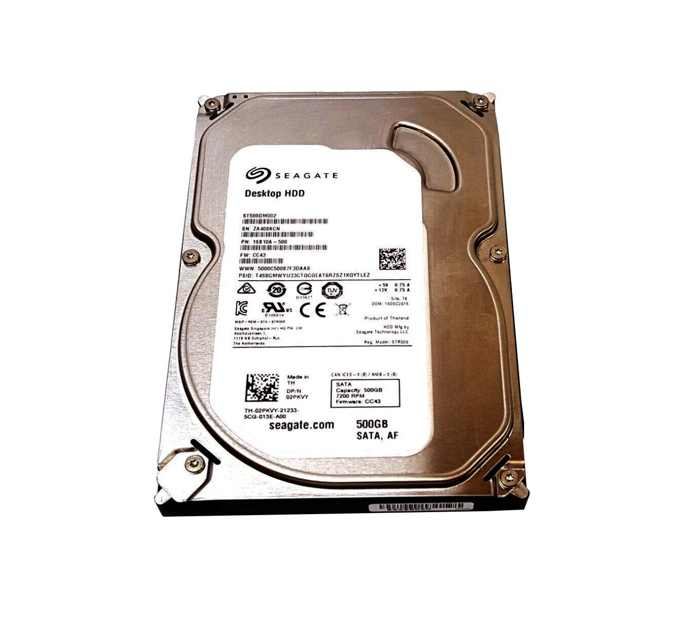 Seagate Barracuda 7200.12 500GB SATA 6Gb/s 7200 - ST500DM002