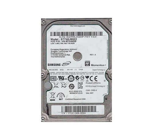 Seagate Laptop Hard Drive - ST750LM022