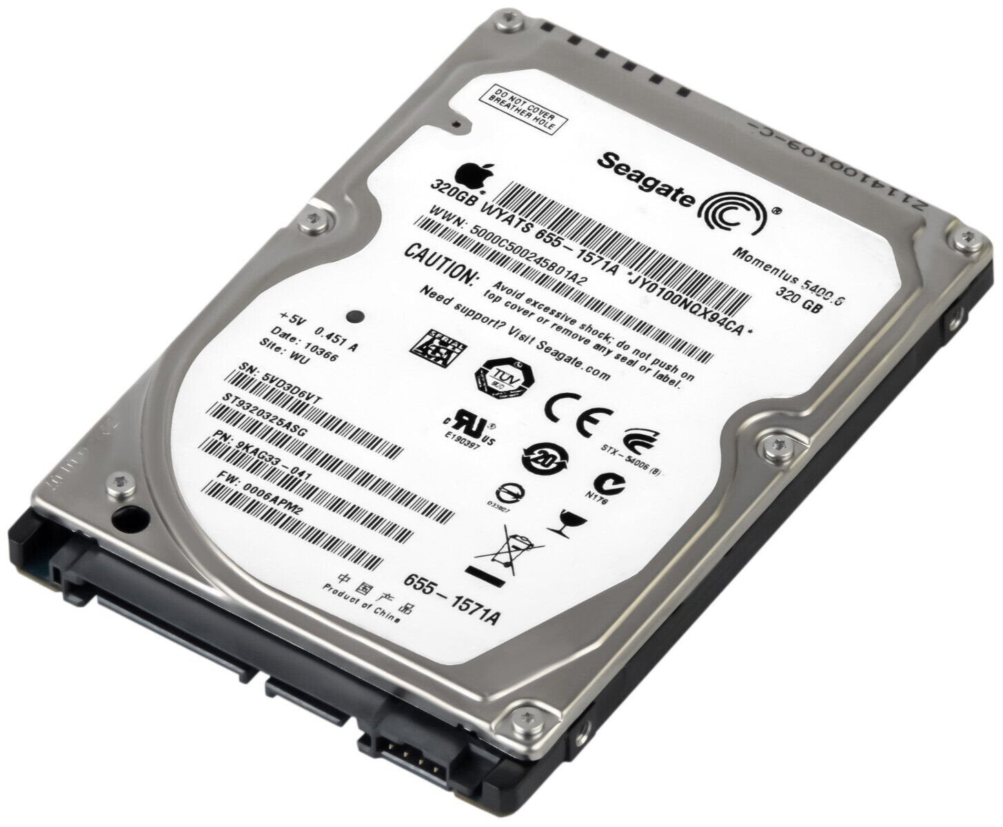 Seagate Momentus 5400.6 320GB SATA 3Gb/s 5400 - ST9320325ASG