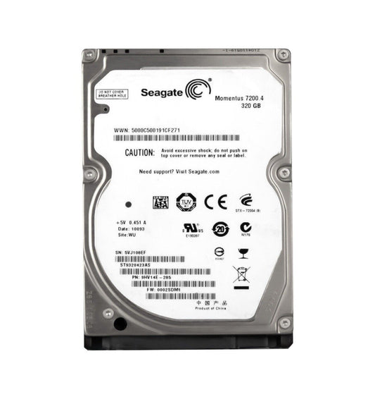 Seagate Momentus 7200.4 320GB SATA 3Gb/s 7200R - ST9320423AS