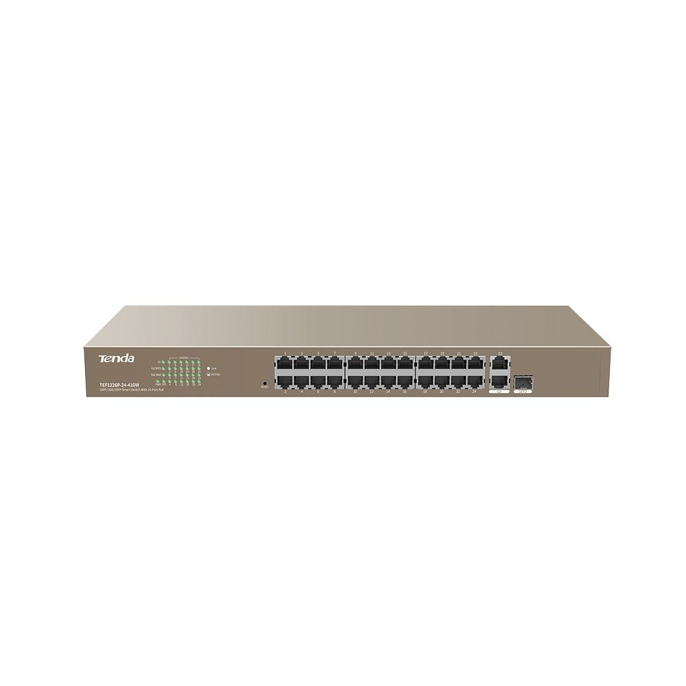 Tenda Network Switch - TEF1226P-24-410W