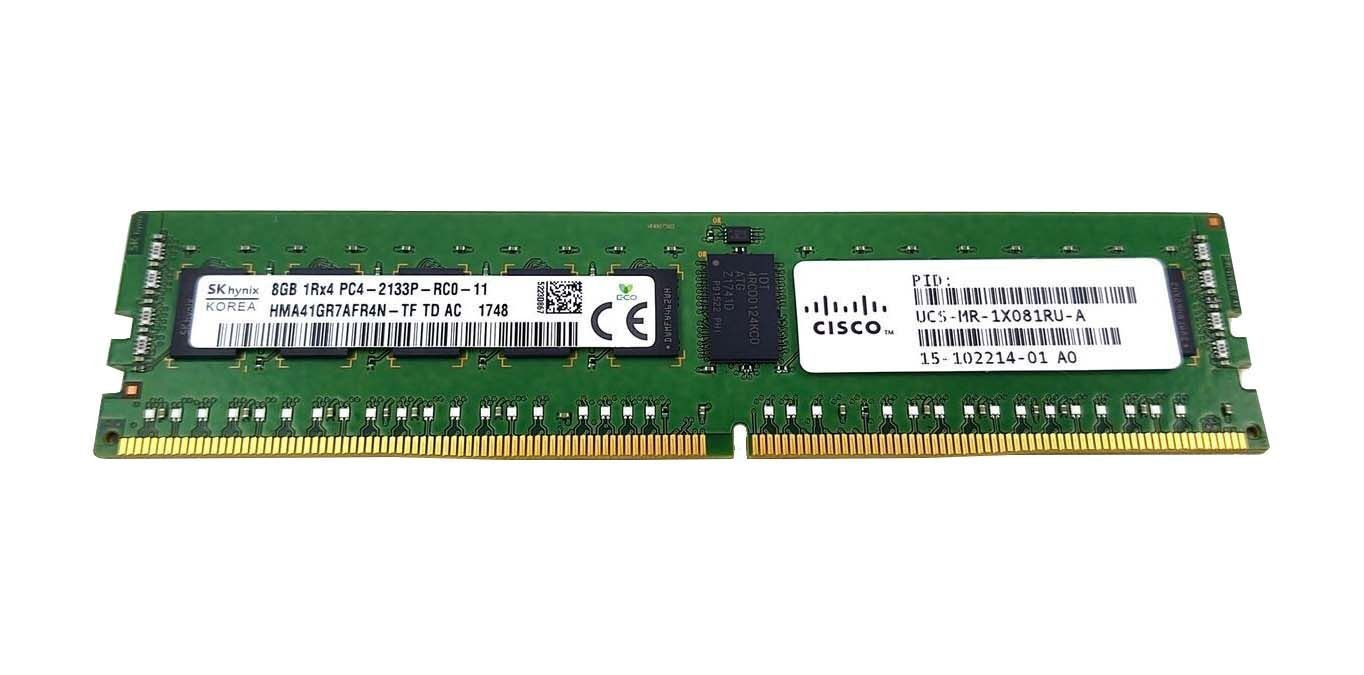 Cisco 8GB Server Memory Module - UCS-MR-1X081RU-A=