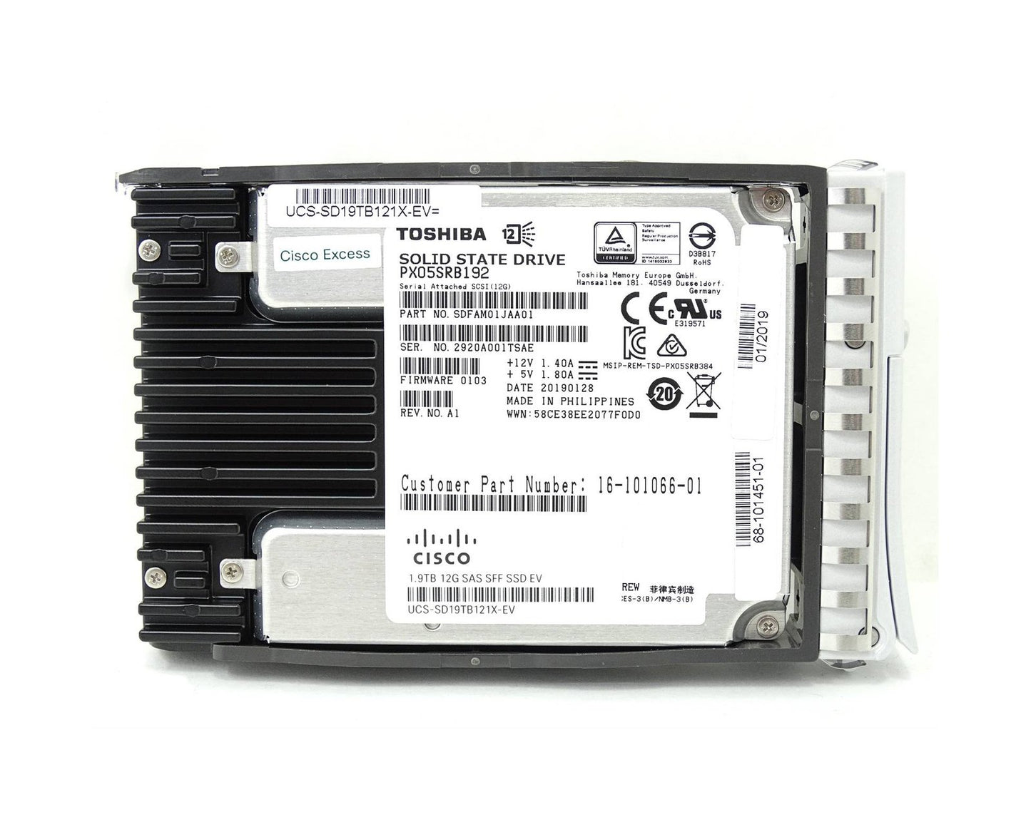 Cisco 1.92TB Solid State Drive (SSD) - UCS-SD19TB121X-EV=