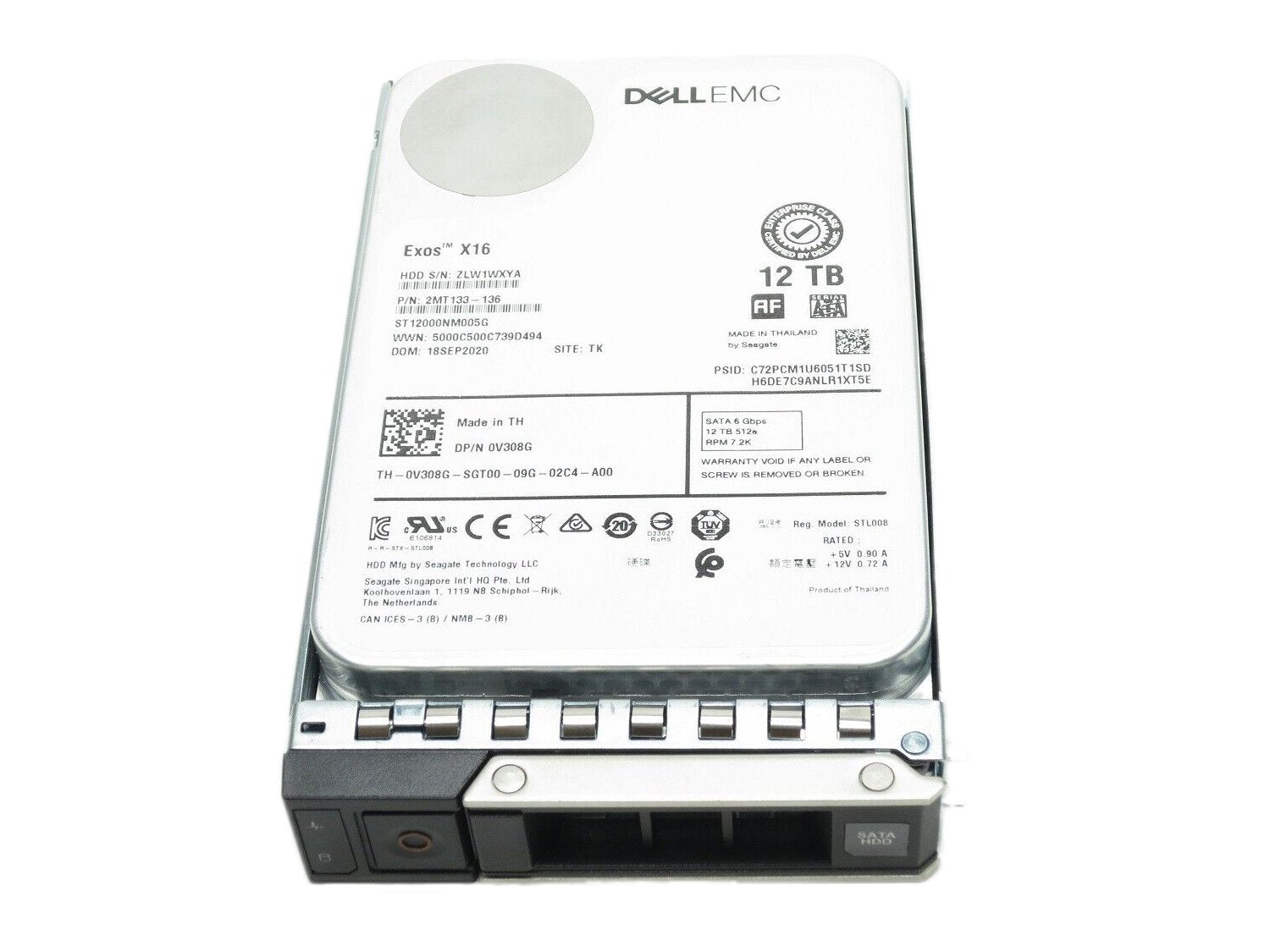 Dell 12TB Server Hard Drive - V308G