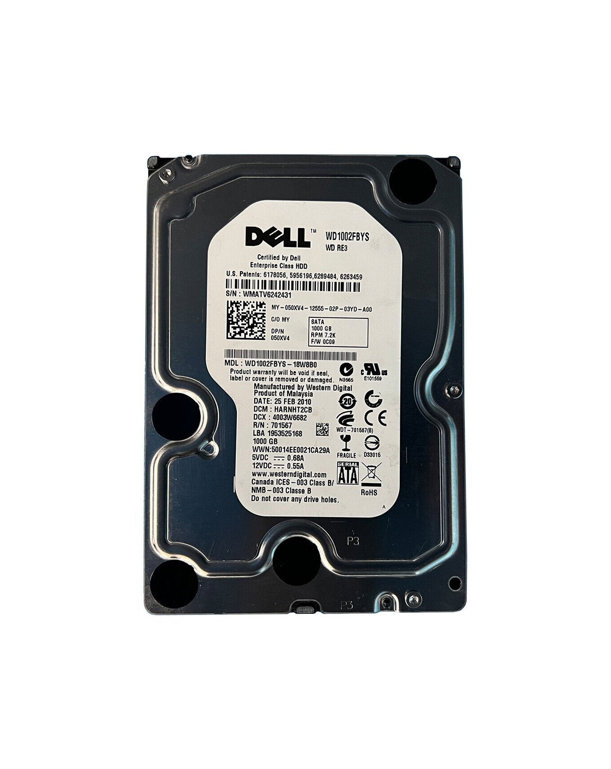 Western Digital Desktop Hard Disk Drive - WD1002FBYS-18W8B1