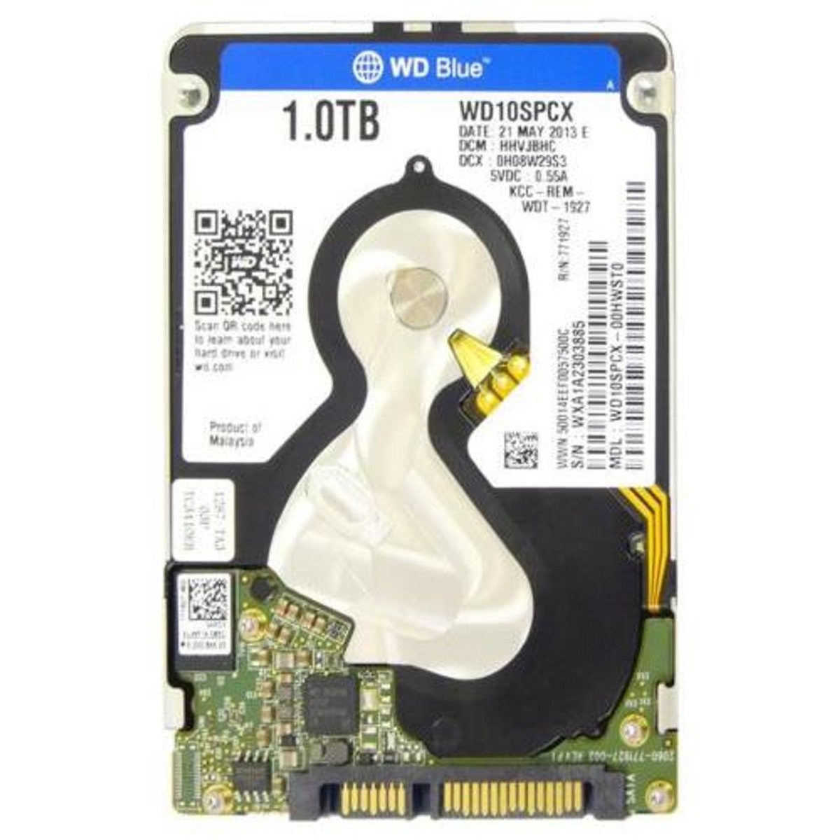 Western Digital Blue 1TB SATA 6Gb/s 5400RPM 16MB - WD10SPCX
