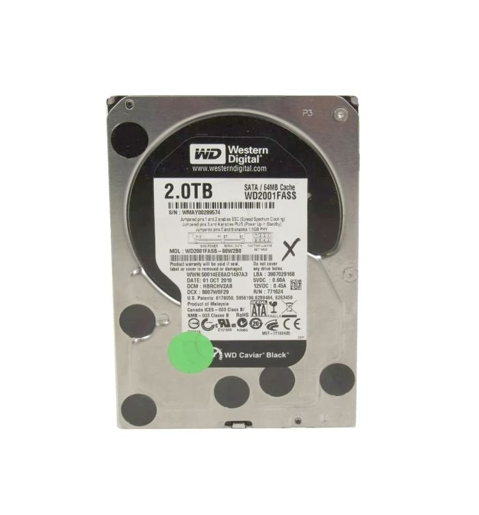 Western Digital 2TB Desktop Hard Drive - WD2001FASS
