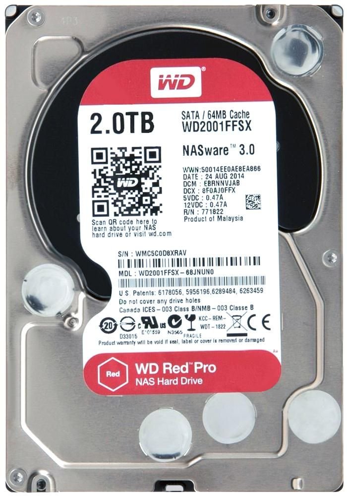 Western Digital 2TB Server Hard Drive - WD2001FFSX
