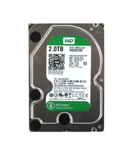Western Digital Green 2TB SATA 6Gb/s 5400RPM 64MB - WD20EZRX
