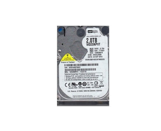 Western Digital Laptop Hard Disk Drive - WD20NPVT-11Z2TT0