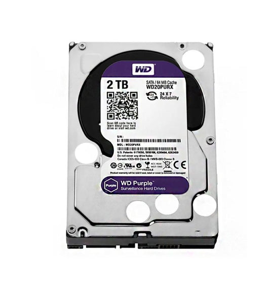 Western Digital Purple 2TB SATA 6Gb/s 5400RPM 64M - WD20PURX