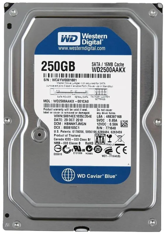 Western Digital Desktop Hard Drive - WD2500AAKX