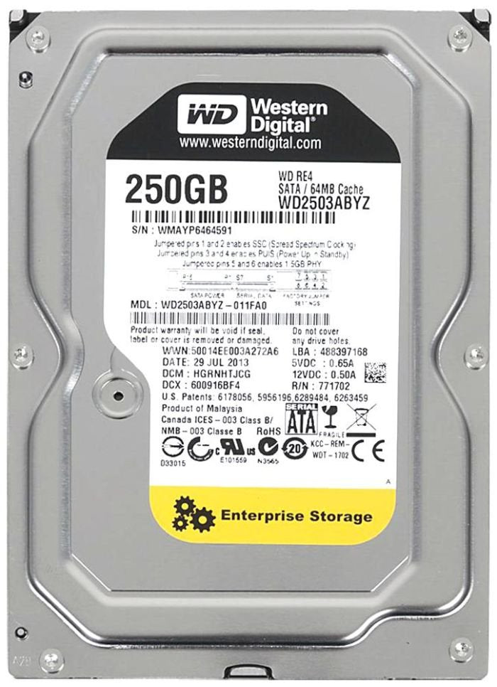 Western Digital 250GB Server Hard Drive - WD2503ABYZ