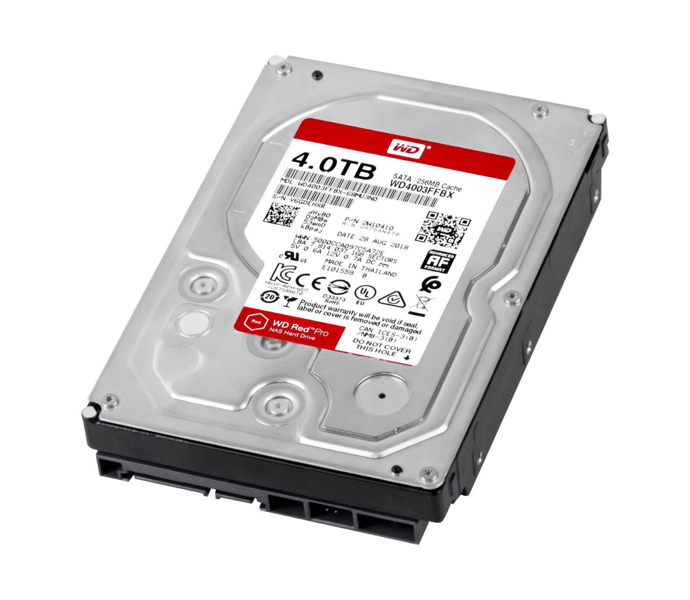 Western Digital Red Pro NAS 4TB SATA 6G - WD4003FFBX-68MU3N0