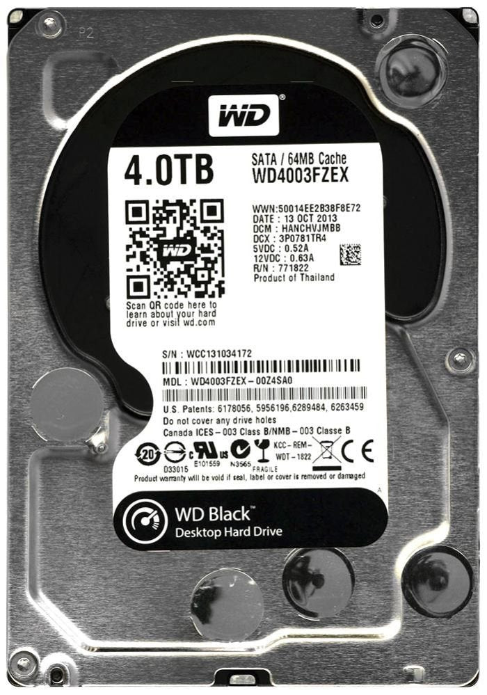 Western Digital 4TB Server Hard Drive - WD4003FZEX-00Z4SA0
