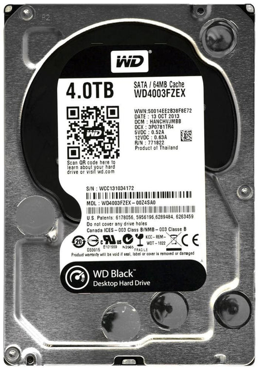 Western Digital 4TB Server Hard Drive - WD4003FZEX-00Z4SA0