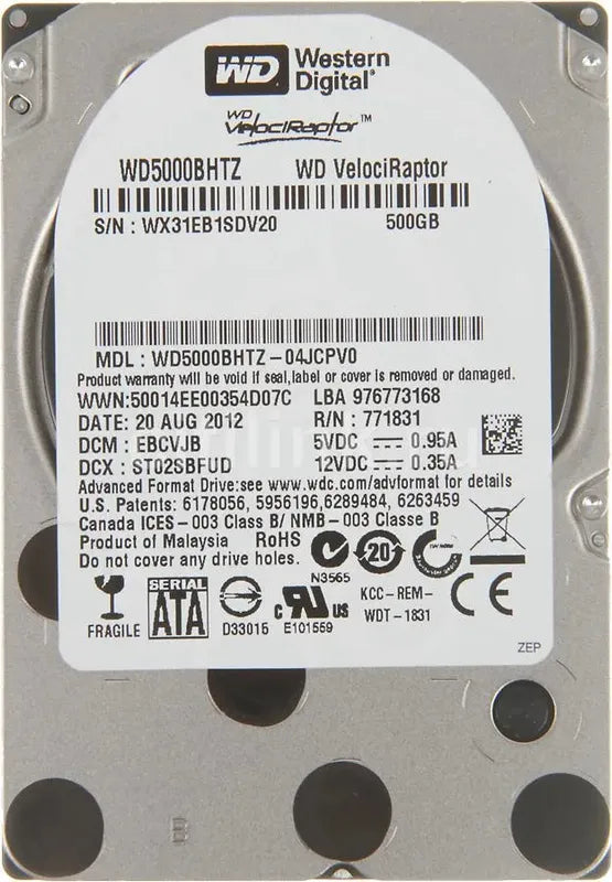 Western Digital Laptop Hard Drive - WD5000BHTZ